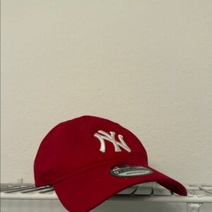 Red NY Logo Cap